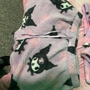 Kuromi Shorts and Cropped hoodie